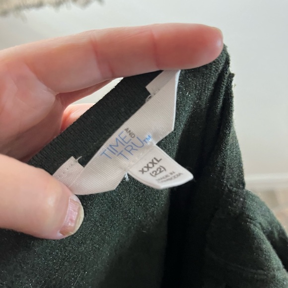 Time and tru hunter green knit tank top - Picture 6 of 6